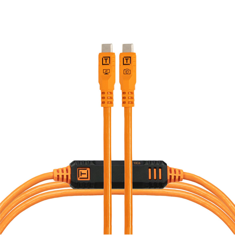 Tether Tools TetherPro USB-C Optima 10G rechts orange 3m NEU