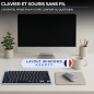 Bluestork - Pack Mini V2 Clavier Souris Sans Fil Rechargeable - Clavier sans fil AZERTY, Format Compact & Souris 1600 DPI - Doub Bluestork - Pack Mini V2 Clavier Souris Sans Fil Rechargeable - Clavier sans fil AZERTY, Format Compact & Souris 1600 DPI - Doub