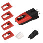 Styline Lot d'aiguilles pour tourne-disque avec 1 cartouche pour phonographe LP Rubis Stylet de rechange pour tourne-disque viny