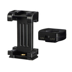 Hama Support Universel trépied Pro II (pour Smartphones d’Une Largeur de 4,8 cm à 9,5 cm, Poids de 40 g, Filetage trépied 1/4", 