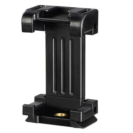Hama Support Universel trépied Pro II (pour Smartphones d’Une Largeur de 4,8 cm à 9,5 cm, Poids de 40 g, Filetage trépied 1/4", 