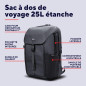 Trust Jersey Sac à Dos pour Ordinateur Portable 17 Pouces, Sac a Dos Voyage Impermeable 25 Litres, Plastique Recyclé, PC Laptop 