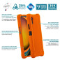 MOBILIS Coque Compatible avec Galaxy XCover 7 - Housse Etui Protection Bumper Anti-Choc, Antimicrobienne, Orange Fluo Haute Visi