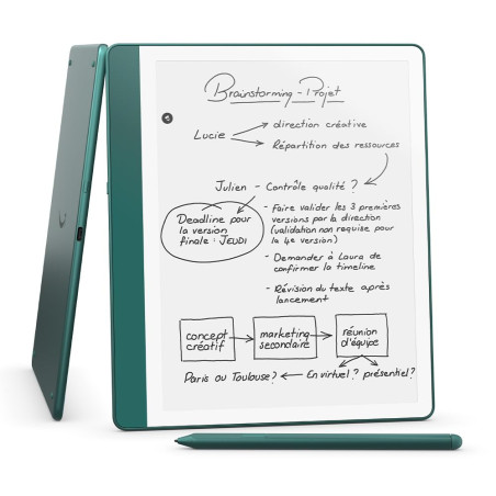 Amazon Kindle Scribe (64 Go) | Écran repensé avec bordures uniformes | Écriture dans les livres et documents |Stylet premium inc
