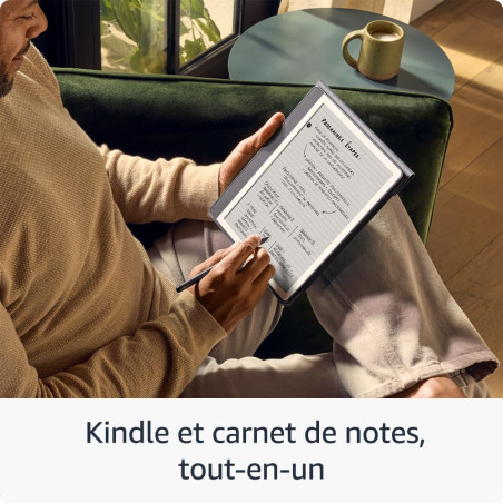 Amazon Kindle Scribe (64 Go) | Écran repensé avec bordures uniformes | Écriture dans les livres et documents |Stylet premium inc