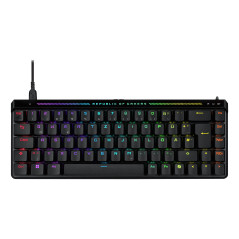 ASUS ROG Falchion Ace - Tastatur - 65% - compact - mit Touchpanel - backlit - USB - QWERTZ - Deutsch - Tastenschalter: ROG NX Re