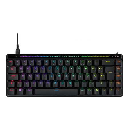 ASUS ROG Falchion Ace - Tastatur - 65% - compact - mit Touchpanel - backlit - USB - QWERTZ - Deutsch - Tastenschalter: ROG NX Re