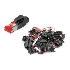 DIGITUS A-MO6 8/8 HRS - Connecteur réseau RJ45 Cat 6-10 pièces Hirose TM21 - Connecteur à sertir Cat6 Blindé - pour câble réseau
