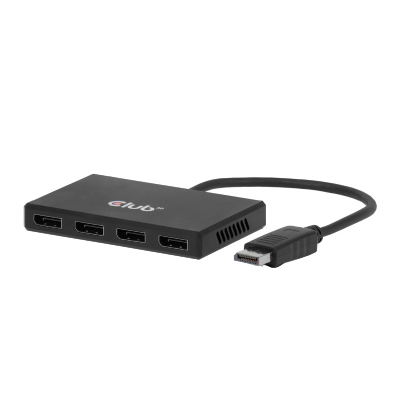 Club3D CSV-7400 DisplayPort Quad Moniteur MST Hub 4X 4K30Hz Club3D CSV-7400 DisplayPort Quad Moniteur MST Hub 4X 4K30Hz