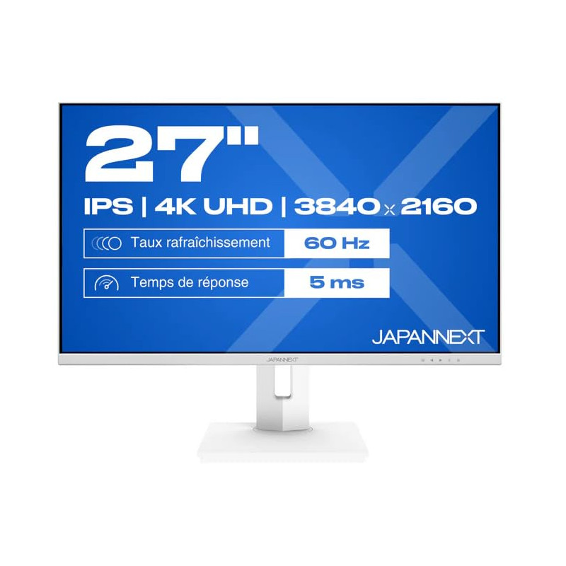 JAPANNEXT 68,5 cm JN-IPS270UHD60F-C65W-HSP-W HDMI/DP UHD JAPANNEXT 68,5 cm JN-IPS270UHD60F-C65W-HSP-W HDMI/DP UHD