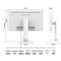 JAPANNEXT 68,5 cm JN-IPS270UHD60F-C65W-HSP-W HDMI/DP UHD JAPANNEXT 68,5 cm JN-IPS270UHD60F-C65W-HSP-W HDMI/DP UHD