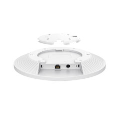 TP-Link Omada EAP770 Point d'accès Wi-FI 7, BE9300 Tri-Band (6-Stream), Port PoE+ 2,5G, Largeur de Canal 320 MHz, jusqu'à 24 SSI