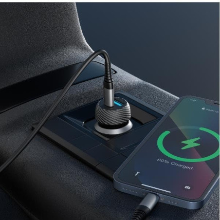Celly Chargeur de Voiture 45 W – Puissance et Vitesse pour Vos appareils