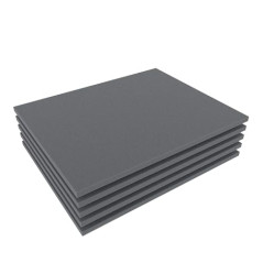 Lot de 5 feuilles en polyéthylène expansé de 10 mm d'épaisseur, isolant pour rembourrage, mousse expansée pour protection, embal