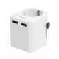 Gembird Adaptateur Universel de Voyage 12W - Chargement Compact et Rapide, idéal pour Les Smartphones, Les tablettes et Les appa Gembird Adaptateur Universel de Voyage 12W - Chargement Compact et Rapide, idéal pour Les Smartphones, Les tablettes et Les appa