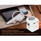 Gembird Adaptateur Universel de Voyage avec Mise à la Terre 20W - Chargeur Rapide Compact, Compatible avec Les Smartphones, Les Gembird Adaptateur Universel de Voyage avec Mise à la Terre 20W - Chargeur Rapide Compact, Compatible avec Les Smartphones, Les