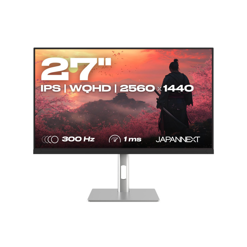 JAPANNEXT Ecran PC Gamer 27" IPS WQHD (2560x1440) 300Hz 1ms | HDR | Hauteur & Inclinaison réglable (HSP) Haut-parleurs intégrés JAPANNEXT Ecran PC Gamer 27" IPS WQHD (2560x1440) 300Hz 1ms | HDR | Hauteur & Inclinaison réglable (HSP) Haut-parleurs intégrés