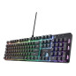 Trust GXT 871 Zora Clavier Mécanique QWERTY US avec Éclairage RGB, Linéaire Huano Switches, Logiciel Inclus, Anti-Ghosting N-Key Trust GXT 871 Zora Clavier Mécanique QWERTY US avec Éclairage RGB, Linéaire Huano Switches, Logiciel Inclus, Anti-Ghosting N-Key