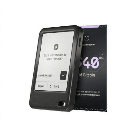 Ledger Nano Gen5 avec BTC - Le Signer Crypto à écran Tactile, idéal pour débuter - Achetez et échangez des Actifs numériques en