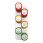 NIO School Tampon de motivation Set Emoji, 6 tampons avec 6 motifs Emoji, taille de l'empreinte: Ø 17 mm, couleurs d'empreinte s NIO School Tampon de motivation Set Emoji, 6 tampons avec 6 motifs Emoji, taille de l'empreinte: Ø 17 mm, couleurs d'empreinte s