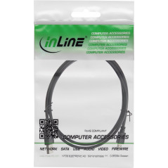 InLine 5m USB 2.0 A - micro B câble USB USB A Micro-USB B Noir - Câbles USB (5 m, USB A, Micro-USB B, 2.0, Male connector / Male