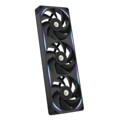 NZXT F360X Ventilateur Performance Cadre Unique - 3x 120mm PWM RGB PC - Flux & pression max - Faible bruit - Cadre & pales LCP -