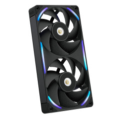 NZXT F240X Ventilateur Performance Cadre Unique - 2x 120mm PWM RGB PC - Flux & pression max - Faible bruit - Cadre & pales LCP -