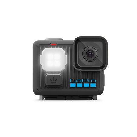 GoPro LIT Hero - Caméra d'action légère, compacte et étanche avec éclairage intégré, vidéo Ultra HD 4K60, Photo 12 MP, écran Tac