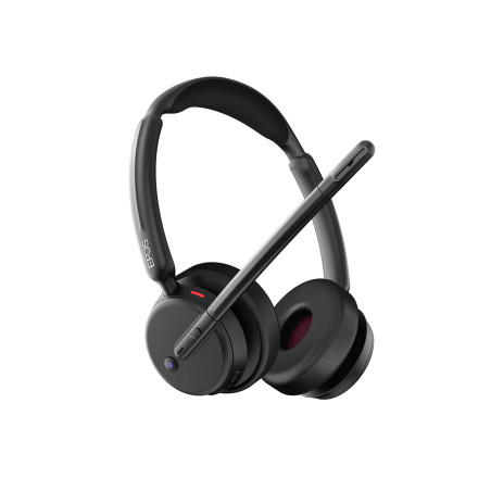 EPOS Impact 500 ANC Casque sans Fil – Certifié Teams avec Connectivité USB-C et USB-A – Audio Bluetooth Avancé pour Un Travail I