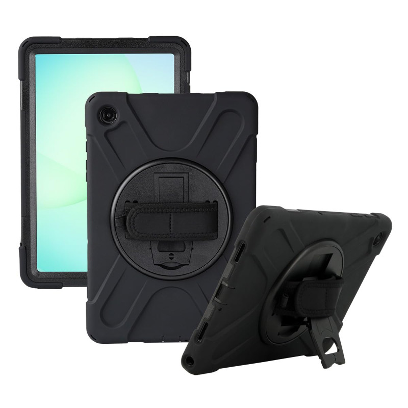 MOBILIS Coque Renforcée avec Bandoulière pour Galaxy Tab A11+ (SM-X230 / SM-X236B), Étui Protection Antichoc avec Trépied Rotati MOBILIS Coque Renforcée avec Bandoulière pour Galaxy Tab A11+ (SM-X230 / SM-X236B), Étui Protection Antichoc avec Trépied Rotati