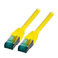 EFB-Elektronik - Câble réseau CAT. 6a - Câble Ethernet de 25 m - Connecteur RJ45, S/FTP LSZH VC LED - Jaune