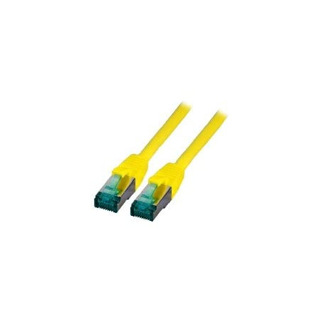 EFB-Elektronik MK6001.7,5Y Cat.6A S/FTP Câble Patch, 7500 mm Longueur, Jaune