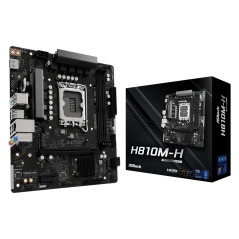 ASRock H810M-H Dimms 4STATA3 USB3.2 GB-LAN - DDR5 - Gigabit-LAN (90-MXBSZ0-A0UAYZ)