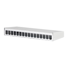 METZ CONNECT Modul boîtier en saillie 16 Ports Blanc Pur, Non équipé
