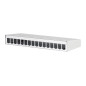 METZ CONNECT Modul boîtier en saillie 16 Ports Blanc Pur, Non équipé