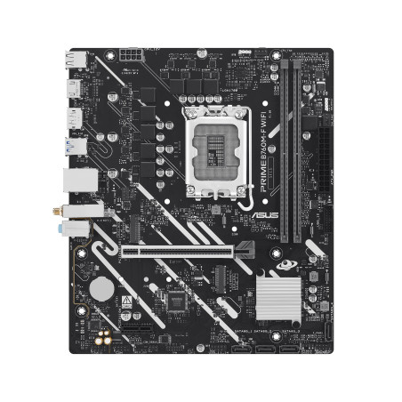 ASUS PRIME B760M-F WIFI - Motherboard - micro ATX - LGA1700 Sockel - B760 Chipsatz - USB 3.2 Gen 1 - Gigabit LAN, Wi-Fi 6, Bluet