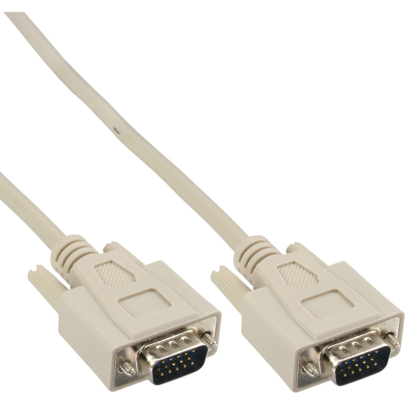 InLine 17712A câble VGA 3 m VGA (D-Sub) Gris - Câbles VGA (3 m, VGA (D-Sub), VGA (D-Sub), Gris, Male connector / Male connector) InLine 17712A câble VGA 3 m VGA (D-Sub) Gris - Câbles VGA (3 m, VGA (D-Sub), VGA (D-Sub), Gris, Male connector / Male connector)