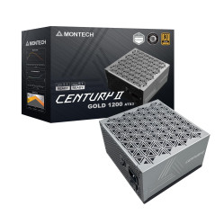 MONTECH Century II - Alimentation ATX Haut de Gamme 1200 W - 80 Plus Gold & Cybenetics Platinum - Entièrement modulaire - ATX 3.