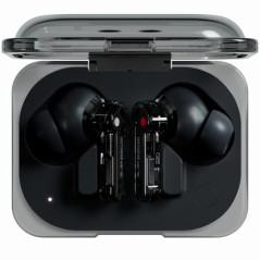 Nothing Ear (a) kopfhörer kabellos Bluetooth mit ANC, Bass-Enhance-Algorithmus und bis zu 42,5 Stunden Wiedergabezeit - Schwarz