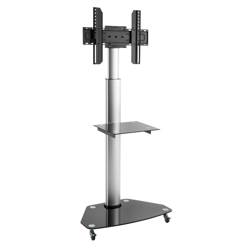 MyWall HP1DL Standduß Support pour TV 32" à 60" Rotation 90° Argent