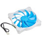SilverStone SST-FQ141 - Série FQ Ventilateur PWM silencieux de 120mm pour ordinateur, Flux d'air performant, bleu-blanc SilverStone SST-FQ141 - Série FQ Ventilateur PWM silencieux de 120mm pour ordinateur, Flux d'air performant, bleu-blanc
