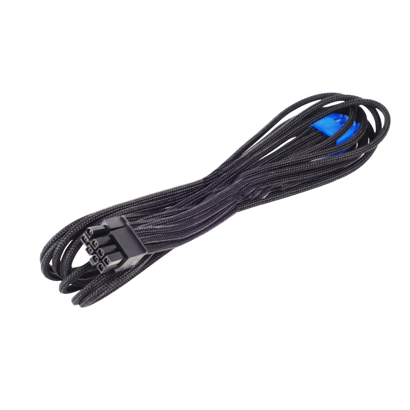 SilverStone SST-PP06B-PCIE55 - 55cm PCI-E 8pin(6+2) Cable PSU manchonné, noir SilverStone SST-PP06B-PCIE55 - 55cm PCI-E 8pin(6+2) Cable PSU manchonné, noir