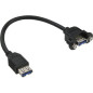 InLine 33445F Câble Adaptateur 0,2 m A Femelle vers Panneau A Jack USB 3.0 InLine 33445F Câble Adaptateur 0,2 m A Femelle vers Panneau A Jack USB 3.0