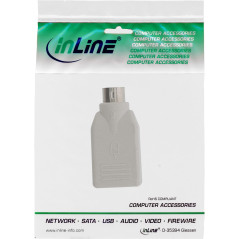 InLine 33103 Adaptateur USB USB A femelle à PS/2 mâle