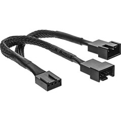 InLine 33328y intérieur 4-Pin PWM 2 x 4-Pin PWM Noir Câble d'alimentation