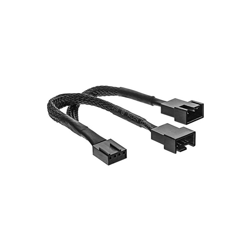 InLine 33328y intérieur 4-Pin PWM 2 x 4-Pin PWM Noir Câble d'alimentation