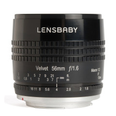 Lensbaby - Velvet 85 - pour Nikon Z - Doux et velouté - Parfait pour la macro et les portraits - Effet incandescent