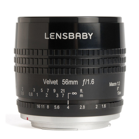 Lensbaby - Velvet 85 - pour Nikon Z - Doux et velouté - Parfait pour la macro et les portraits - Effet incandescent