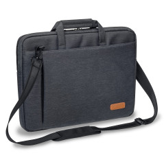 PEDEA Housse pour ordinateur portable "Elegance" Étui pour ordinateur portable jusqu’à 15,6 pouces (39,6 cm) Sacoche à bandouliè