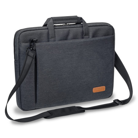 PEDEA Housse pour ordinateur portable "Elegance" Étui pour ordinateur portable jusqu’à 15,6 pouces (39,6 cm) Sacoche à bandouliè